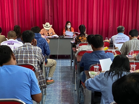 ประชุมประชาคมเพื่อพิจารณาร่างแผนพัฒฯาท้องถิ่น (พ.ศ.2566-2570) เพิ่มเติมครั้งที่ 1 พ.ศ.2566
