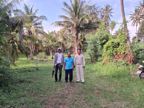 สำรวจพื้นที่ขอขยายเขตประปาส่วนภูมิภาค หมู่ที่ 3