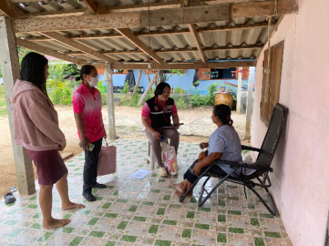 องค์การบริหารส่วนตำบลกุยเหนือ ร่วมกับสำนักงานพัฒนาสังคมและความมั่นคงของมนุษย์จังหวัดประจวบคีรีขันธ์ ลงพื้นที่ให้การช่วยเหลือผู้ประสบปัญหาทางสังคม
