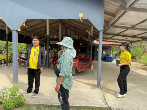 ออกสำรวจข้อมูลพื้นที่จัดเก็บภาษีที่ดินและสิ่งปลูกสร้าง หมู่ที่ 11