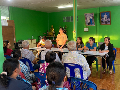 ประชุมประชาคมหมู่บ้าน หมู่ที่ 1 (โครงการพระราชดำริด้านสาธารณสุข)