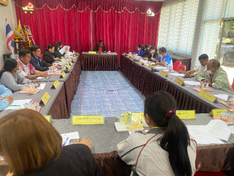 ประชุมกองทุนหลักประกันสุขภาพอบต.กุยเหนือ ครั้งที่ 1/2568