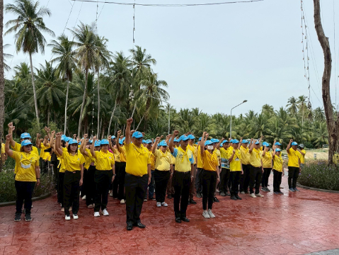 การจัดกิจกรรมจิตอาสาพัฒนาเนื่องในวันสำคัญของชาติไทย ณ บริเวณฝายวัดกุยบุรี